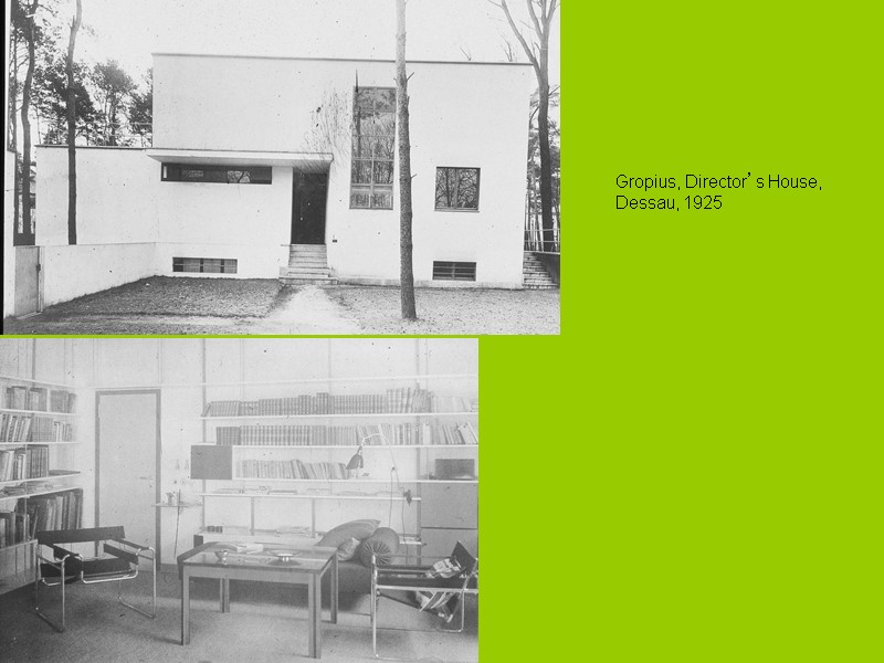 Gropius, Director’s House, Dessau, 1925